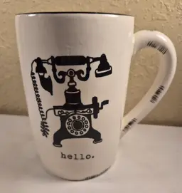 Young's INC QVC HELLO Large Coffee Mug