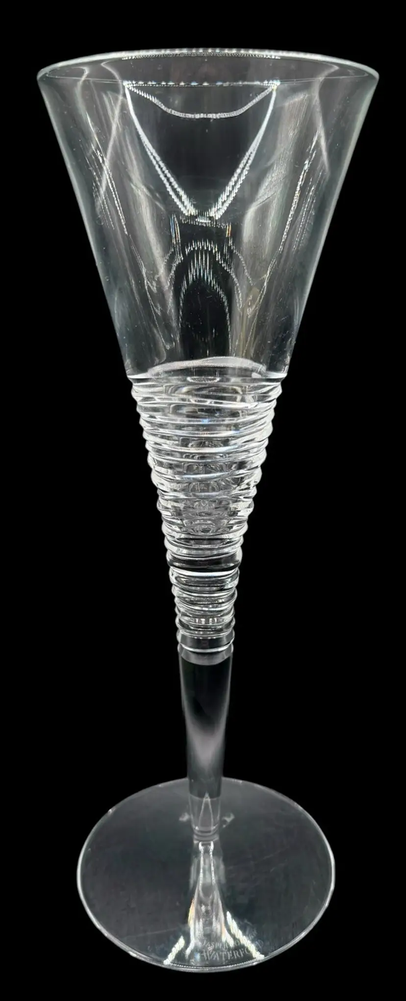 Waterford Crystal Glass Jasper Conran Strata Champagne Flute Designer 10.25”