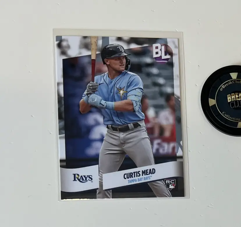 Curtis Mead RC Big League Tampa Bay Rays