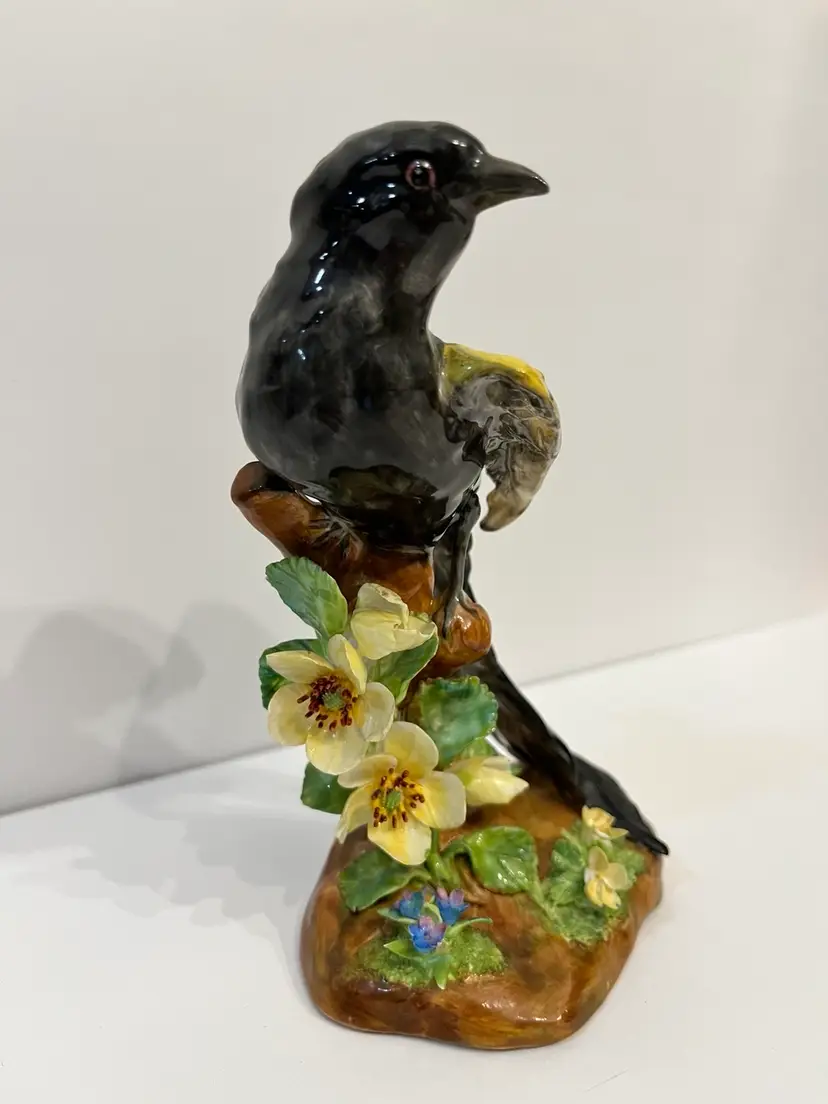 Widow Bird of Paradise- by J T (Jack) Jones - Crown Staffordshire Fine Bone China