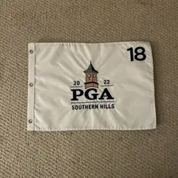 2022 PGA Championship Flag Southern HillsEmbroidered Golf Pin Flag - White