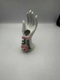 A24 Lady’s Hand Ring Holder, Bud Vase