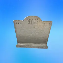 Recipe Holder Metal