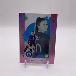 Ally Lemos Rookie - Orlando Pride- Pink Parallel 25/25 2024 Parkside NWSL Pacific #94 Soccer Card