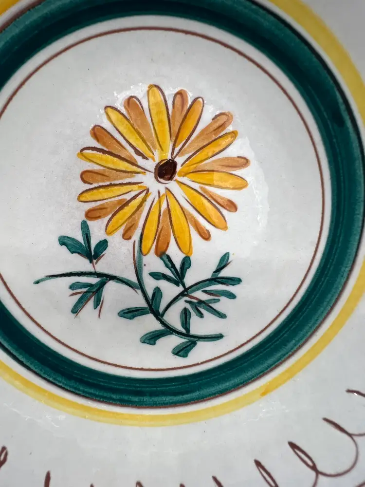 Stangl Pottery Vintage 5 1/2 Inch Dessert Plate Garden Flower Collection