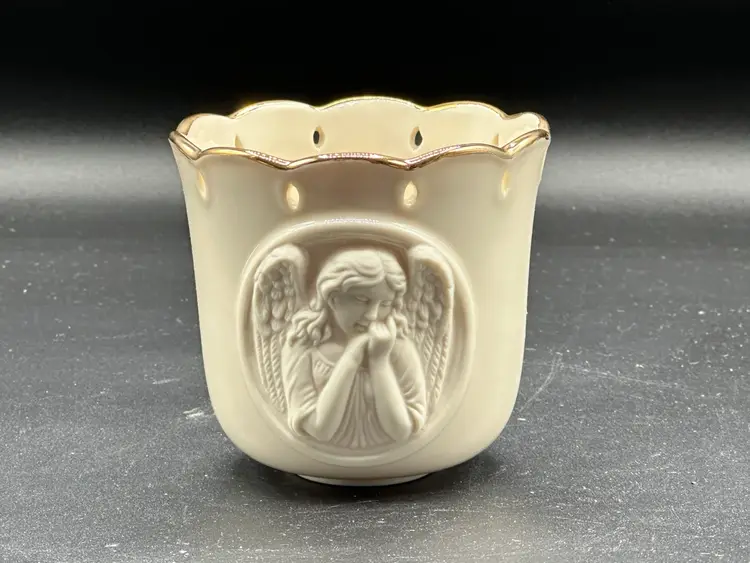 Vintage Lenox  Angelic Votive Christmas Candle Holder