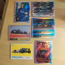 Lot of 23 Formula 1 cards. Parallels, inserts +. Letter R