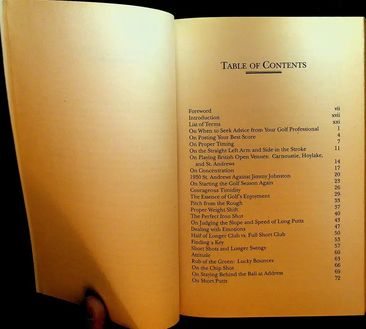 The Best of Bobby Jones on Golf SC Book