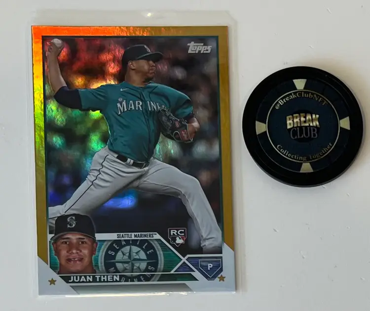 Juan Then RC Gold Foil Seattle Mariners