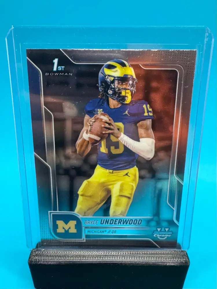Bryce Underwood 1st Bowman Chrome Michigan Wolverines