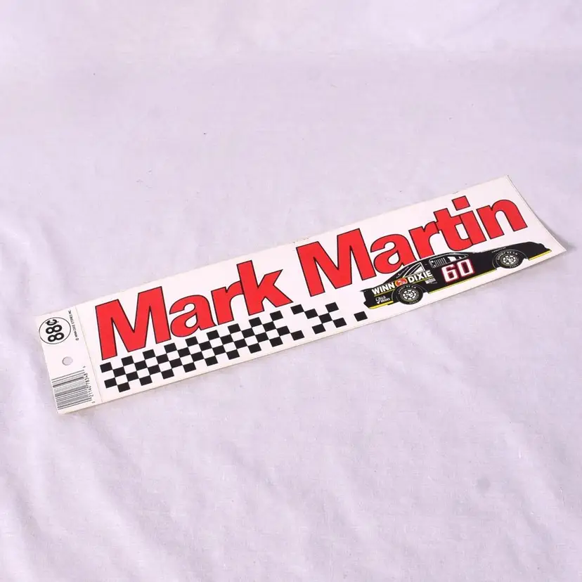 Mark Martin Vintage Winn Dixie Racing Sticker LOT of 8