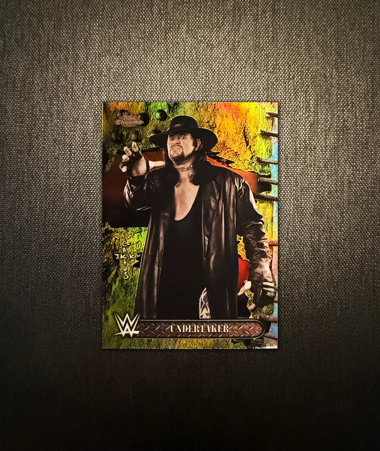 CS4 - Auc-01 / Undertaker - WWE Chrome Cactus Jack - Gold Refractor - 23/50 : #40
