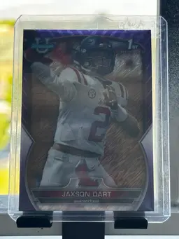 Jaxson Dart Bowman 1st Purple