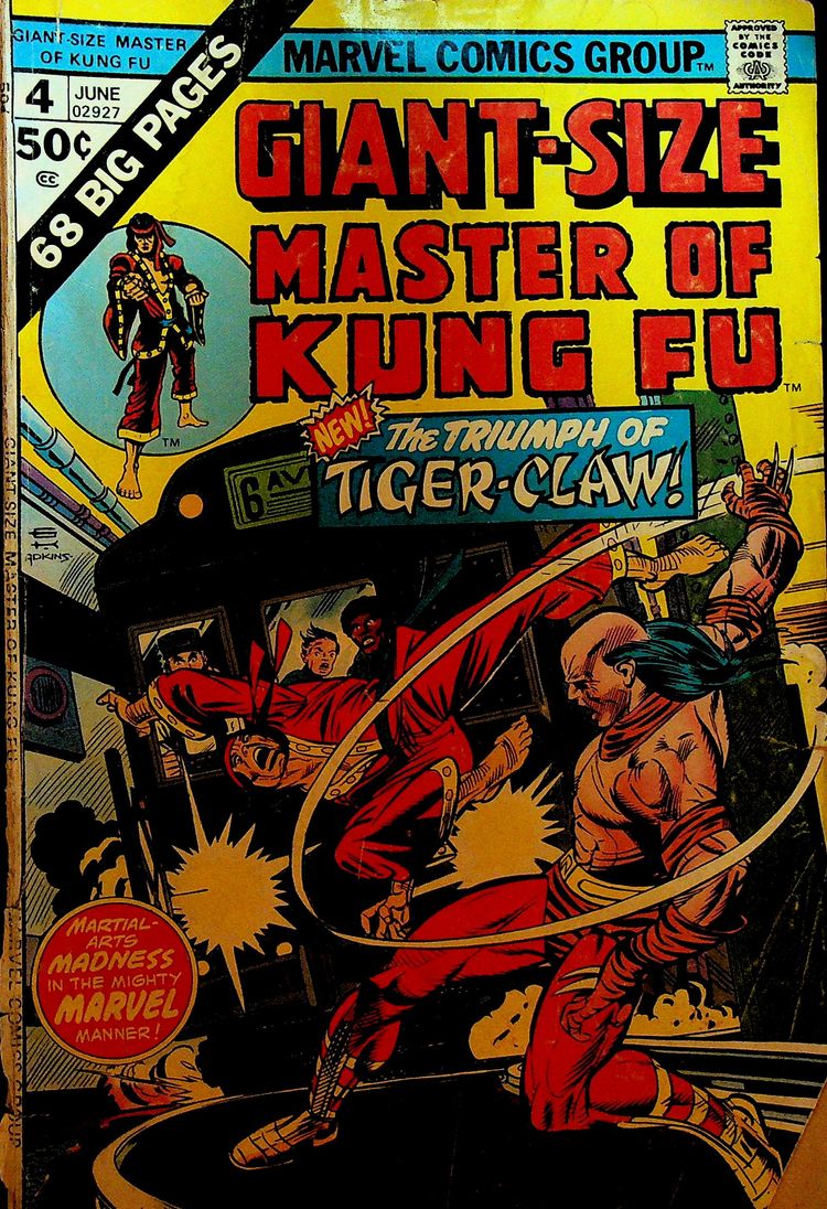 Giant Size Master of Kung Fu 4 1975 Tiger Claw