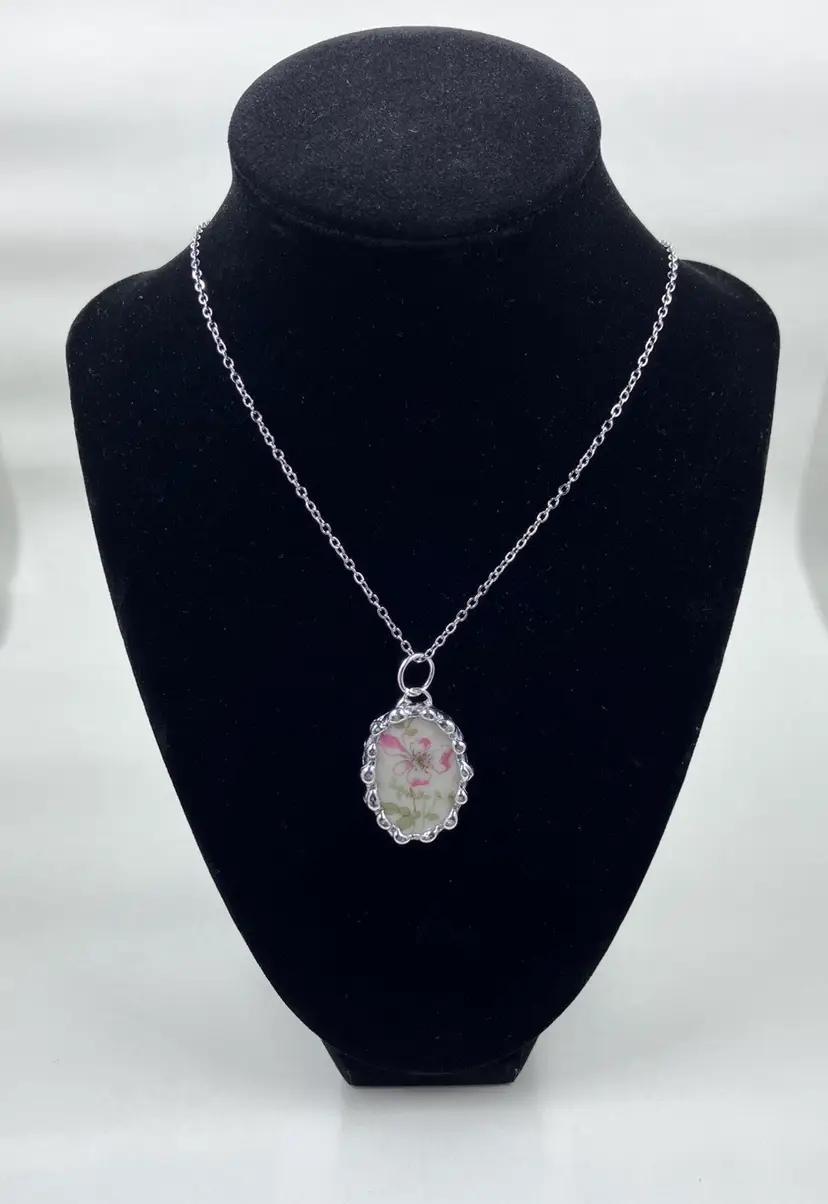 Handmade Vintage Dishware Necklace #3