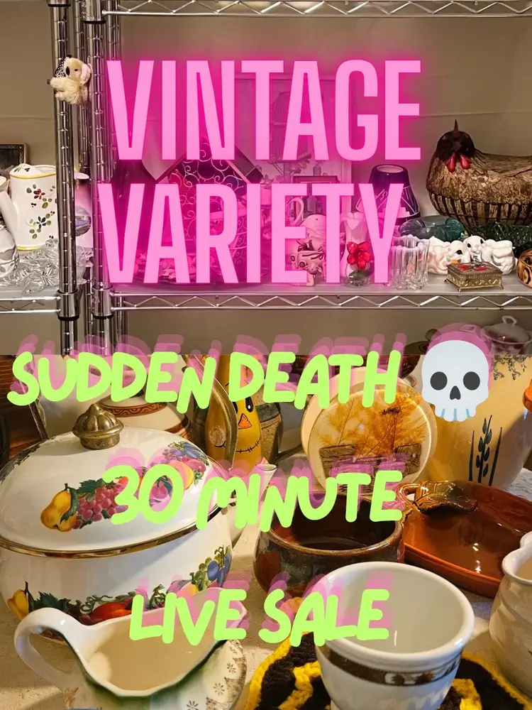 Duo Vintage Variety Sudden Death Sale With Left Lane Finds!