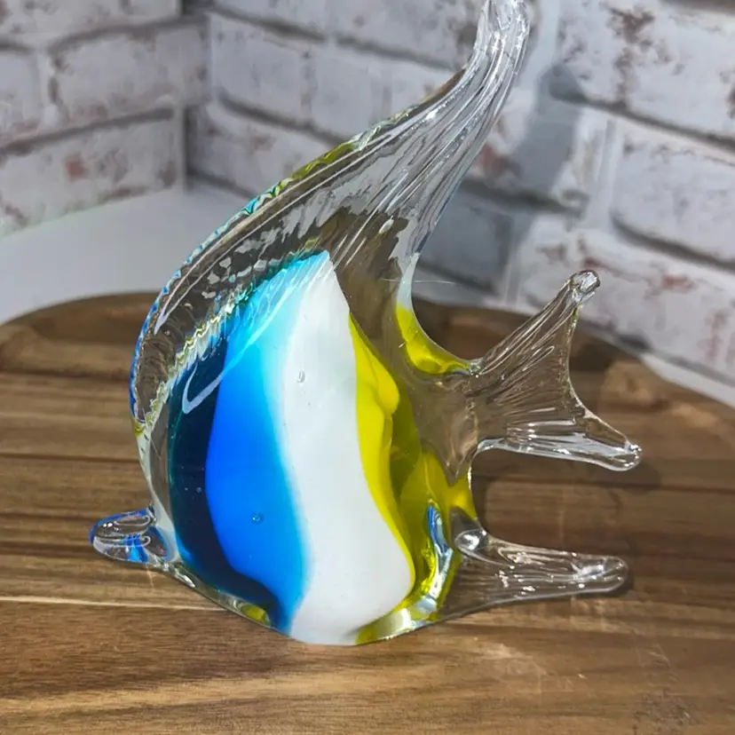 Animal Fish Marine Paperweight Art Glass