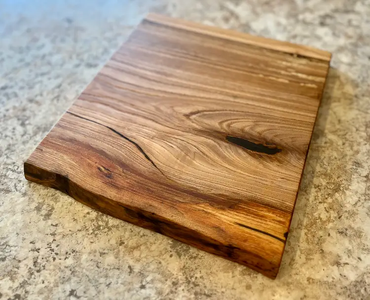 Lightning Struck Live Edge Spalted Maple Cutting Board