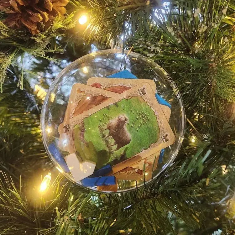 Settlers of Catan Handcrafted Board Game Ornament