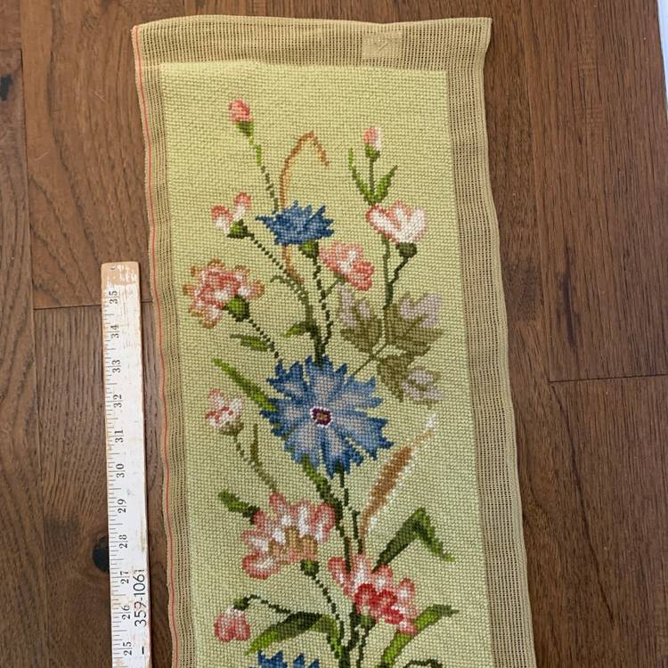 Vintage Needlepoint Tapestry Wall Hanging