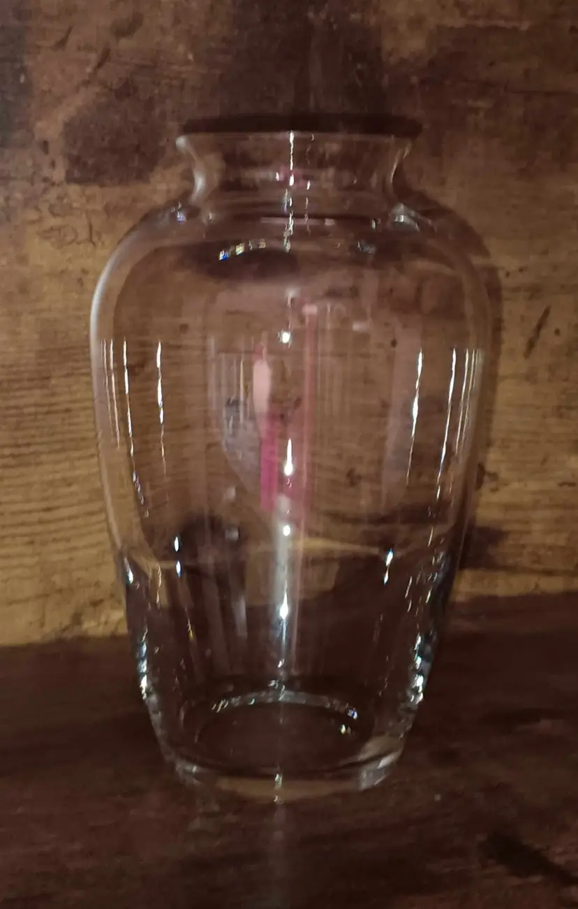 Small Clear Glass Vase