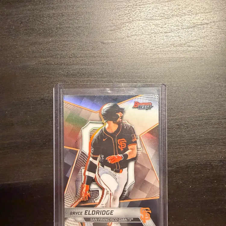 Bryce Eldridge 2025 Bowman’s Best Combo Black Refractor /10 & Best-Tek /50