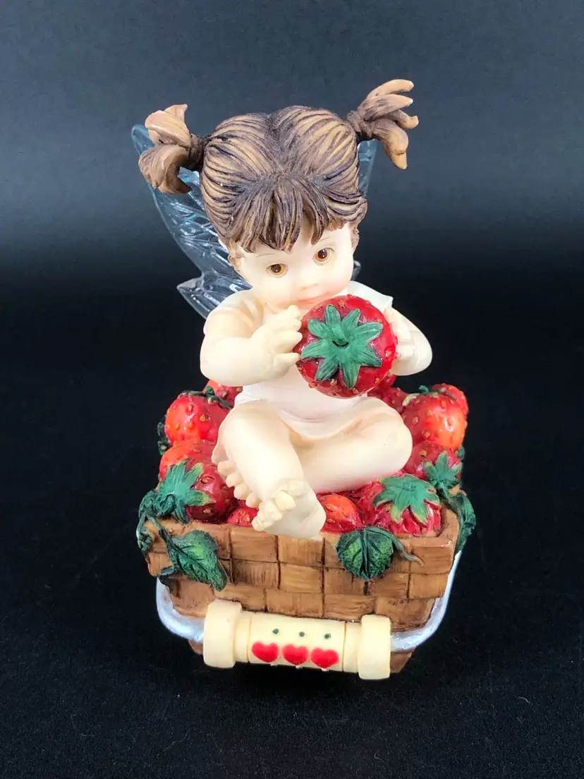 My Little Kitchen Fairies “Little Berry Fairie” Strawberry Fairy Figurine