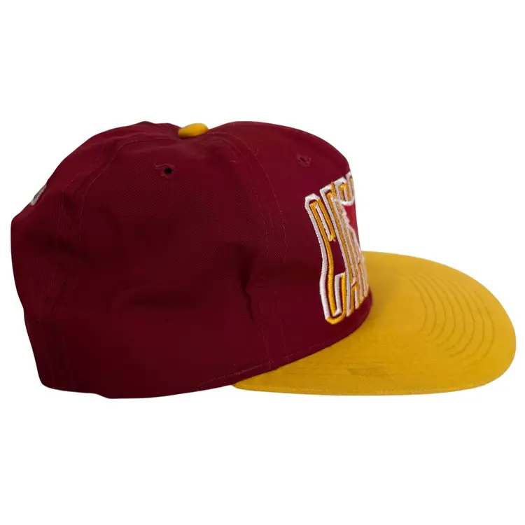 Vintage 1990’s Arizona Cardinals Flat Brim Large Script Snapback by ADJ Team NFL