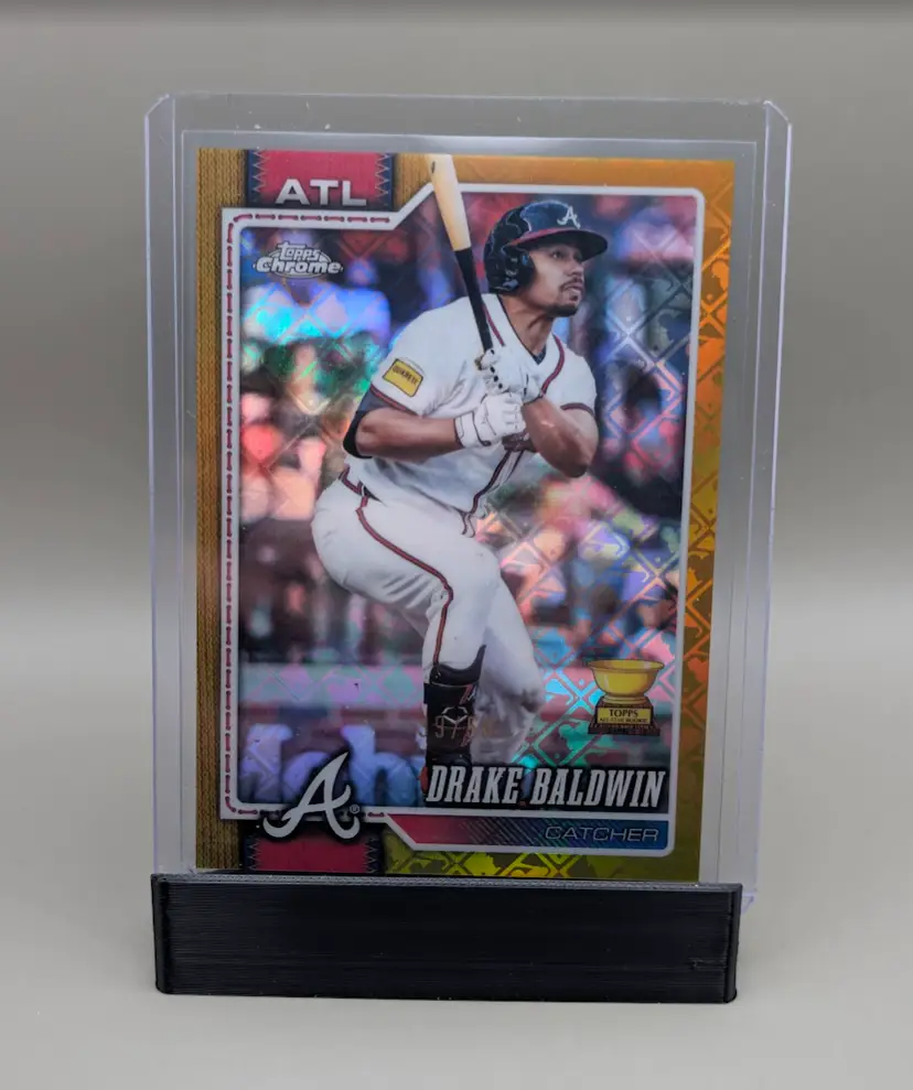 Drake Baldwin #/50 2026 Topps Chrome Logofractor Gold #258 - Atlanta Braves - (B-25)