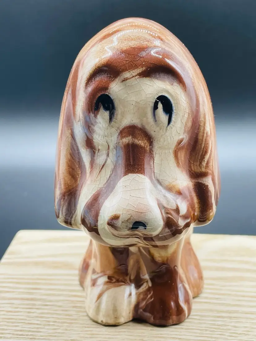 Ceramics Marbled Brown Dog Dish/Planter