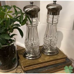 Sterling Top & Crystal Grinders