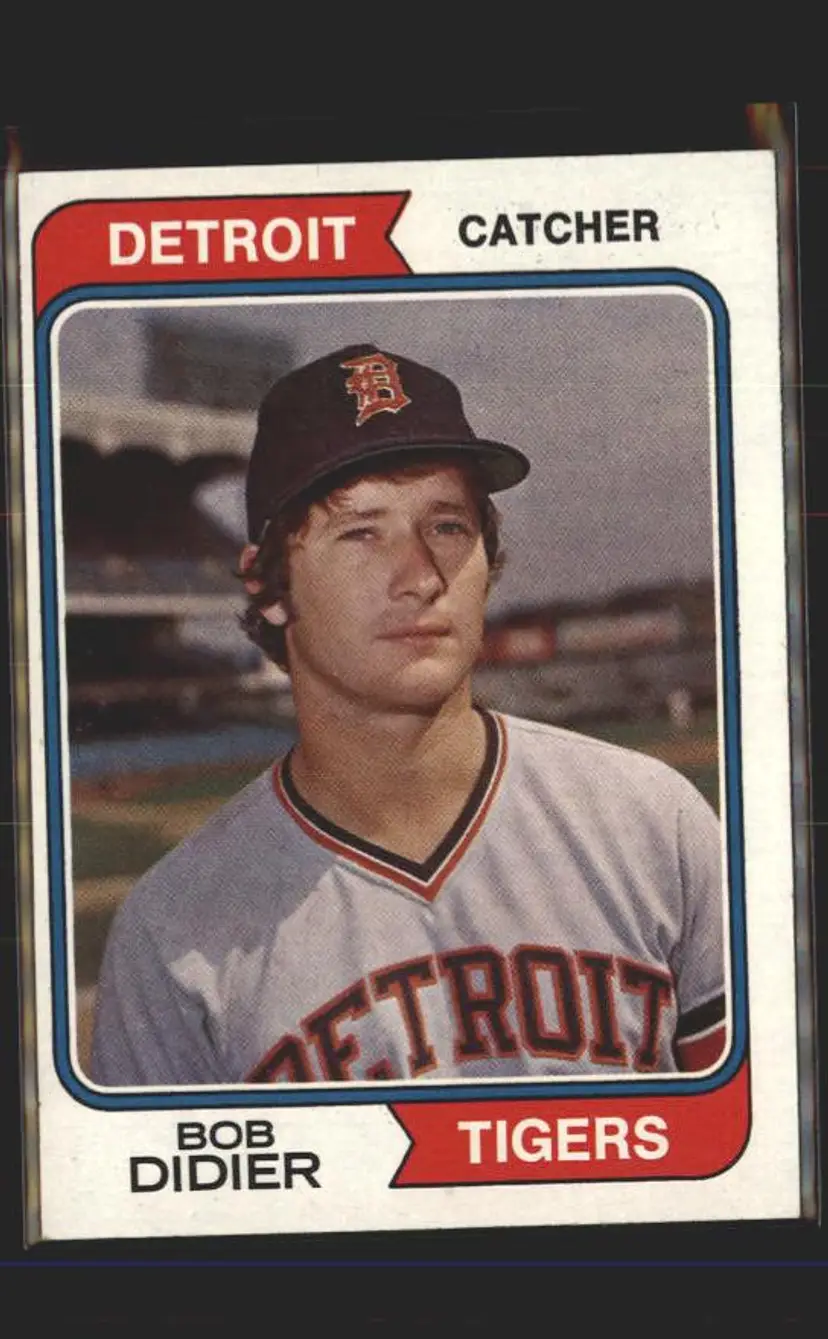 1974 Topps #482 Bob Didier - (pk5) - Detroit Tigers