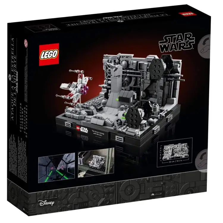 LEGO Star Wars Death Star Trench Run Diorama 75329 New Sealed Retired Bubble Wrap