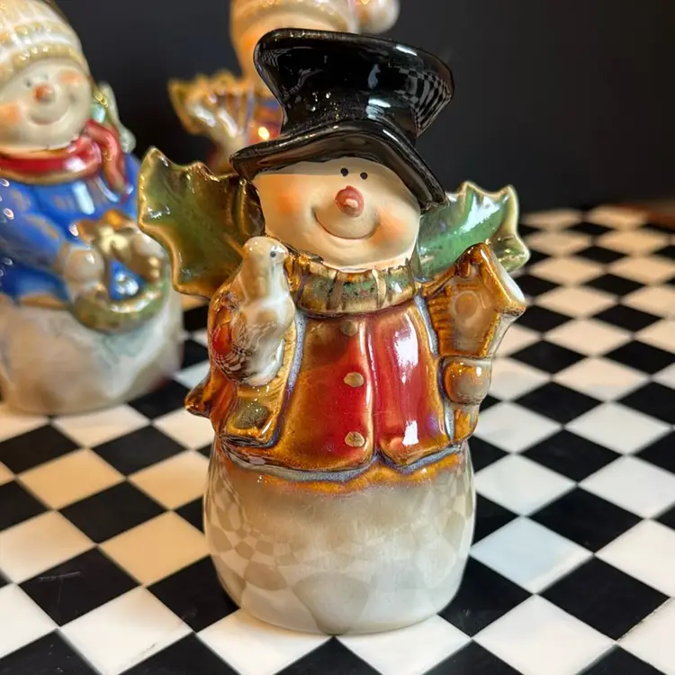 Trio Of Snowmen Bells