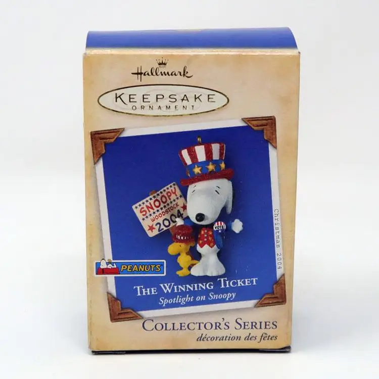 Snoopy & Woodstock 'The Winning Ticket' Ornament - Peanuts
