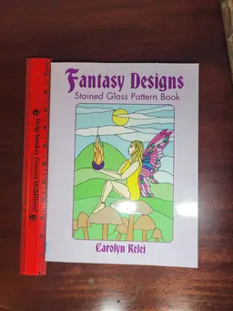Fantasy Designs Stained Glass pattern book
