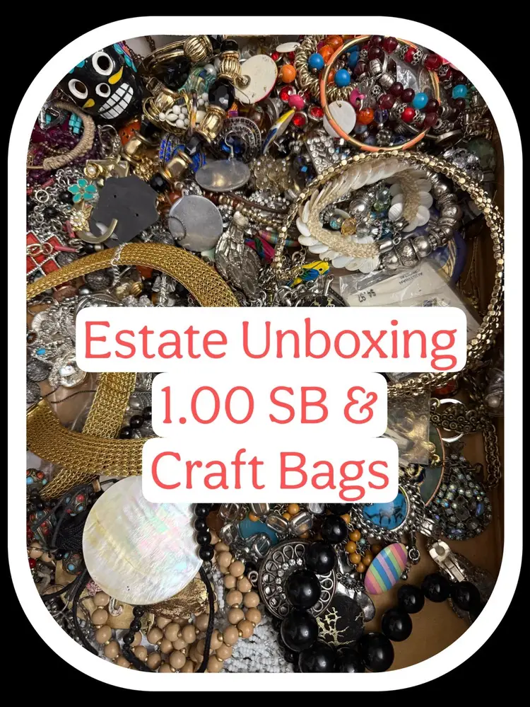 Estate Unboxing Pt 2 - 1.00 SB & Craft Bags !!