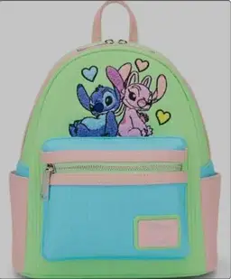 Stitch and Angel Mini Loungefly Backpack