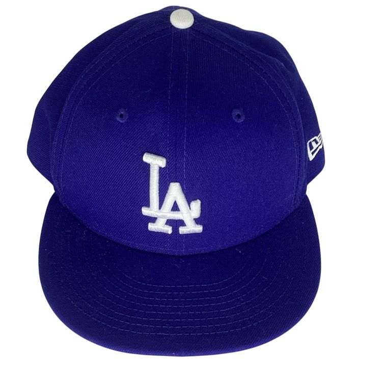 New Era 59FIFTY Heritage Series Los Angeles Dodgers LA Wool Blue Retro 7 1/4 Hat