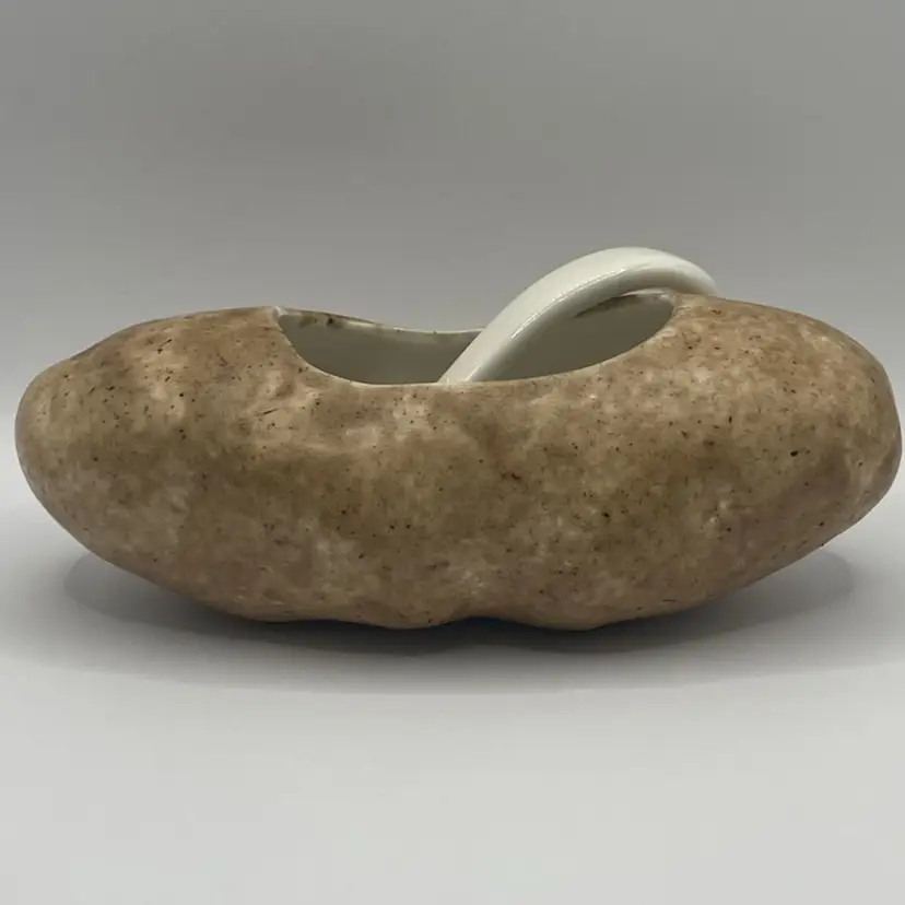 Vintage Potato Shaped Condiment Serving Dish, 6” Long