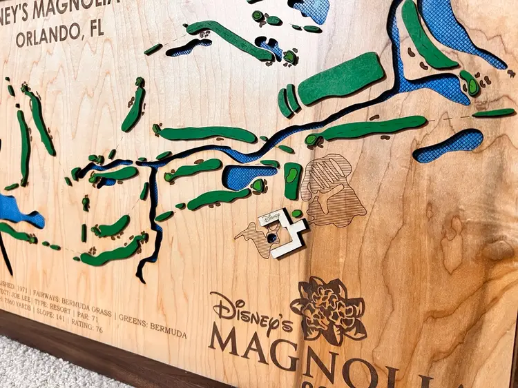 Custom Golf Course Laser Cut Sign