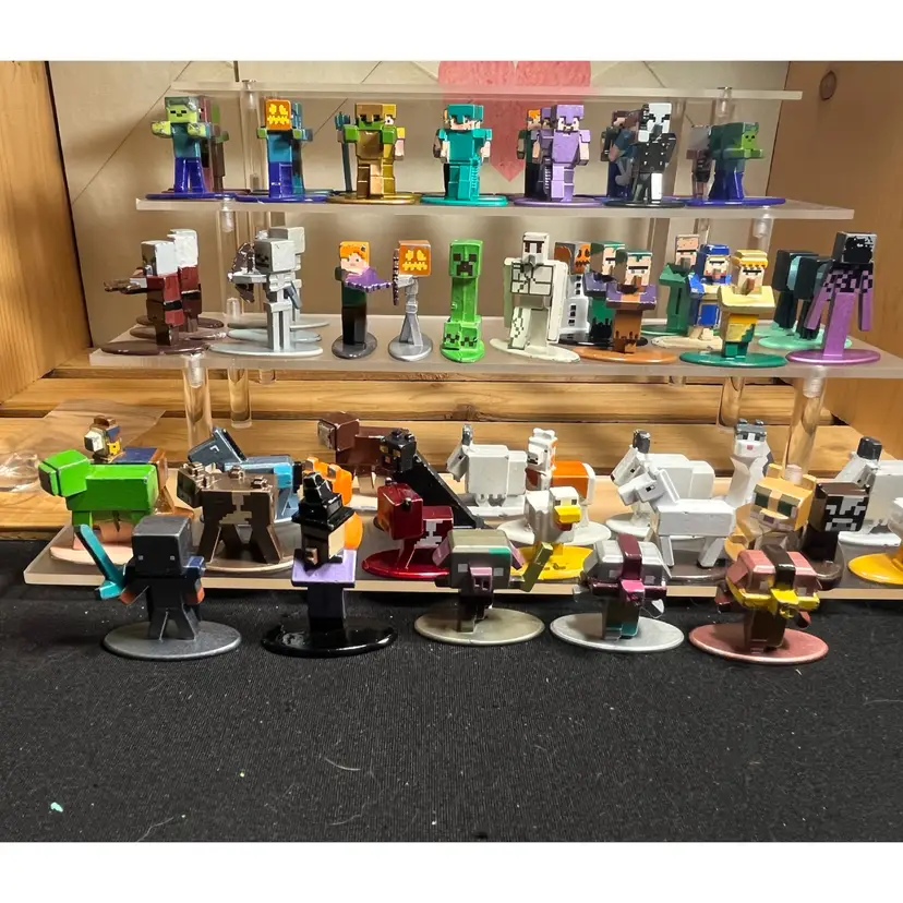 Jada NANO Die Cast Metal 63 Pc Minecraft Lot