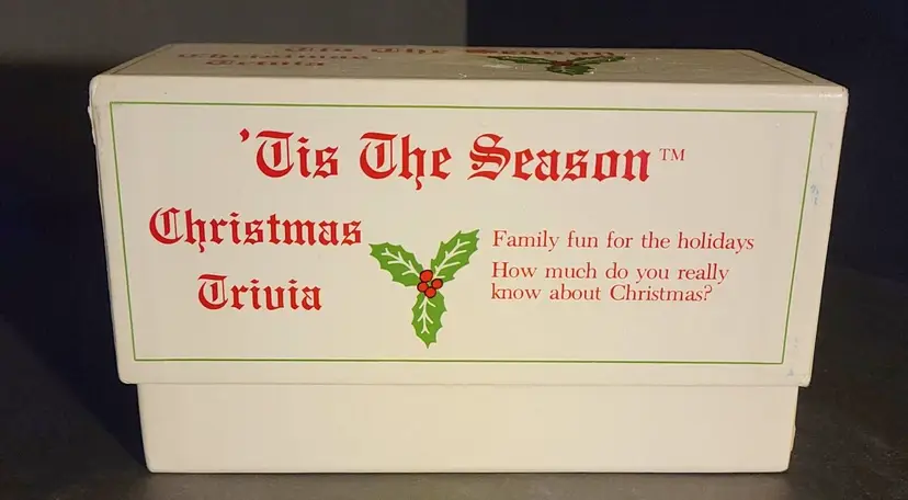 Tis The Season Christmas Trivia Card Game Family Vintage