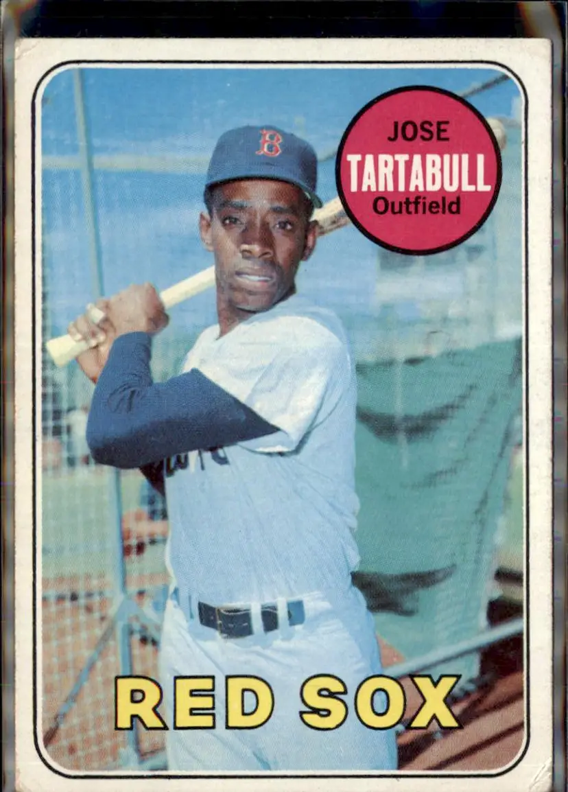 1969 Topps #287 Jose Tartabull - (pk3) - Boston Red Sox