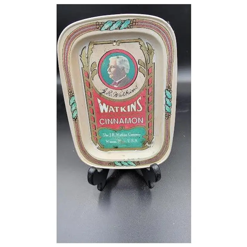 watkins cinnamon tin tray
