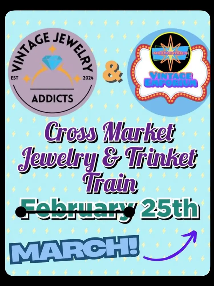 Frenchrosevintage Cross Market Train