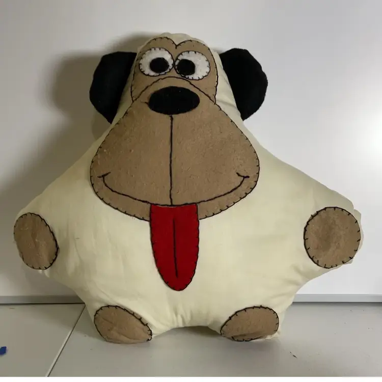 1980’s Handmade Silly Puppy Pillow