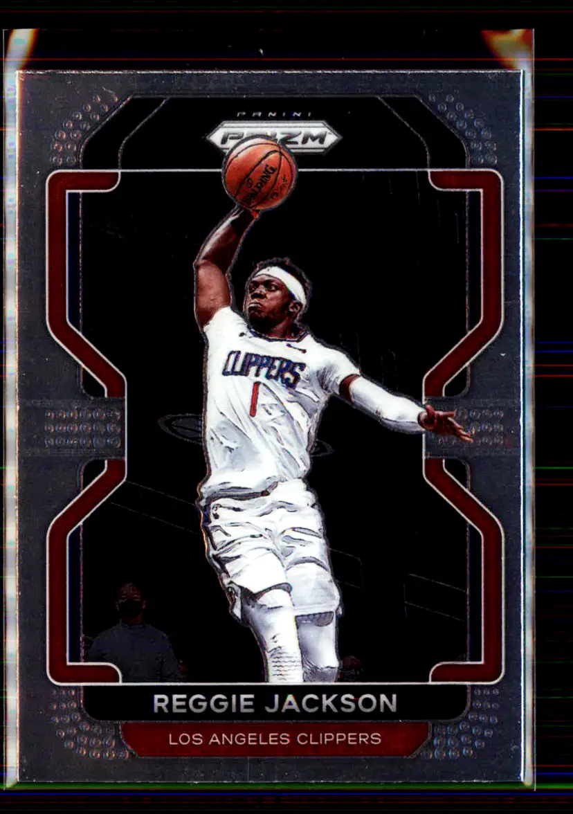 Reggie Jackson 2021-22 Panini Prizm #213 - Los Angeles Clippers - (136-126)