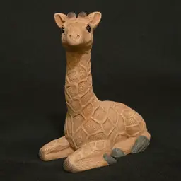 Billie Porter Sculpture Giraffe Newborn Collectible Figurine U.S.A made 1988 Vintage