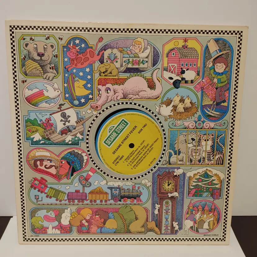 Sesame Street records. Good condition. ***see listing description.